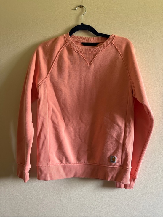 Carhartt Tops - Women’s Carhartt  Crewneck Sweatshirt in Coral  size small